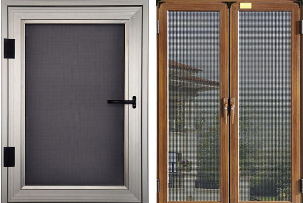 Window Screen and Courtyard Wall 100x100CM, Dark Gray Flyzzz Replaceable Fiberglass Mesh Insect Barrier for Fiberglass Door